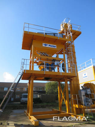 Asphalt plant Parker StarBatch C750 (containerized, 60 tph, United Kingdom)