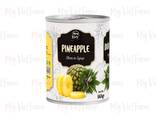 Canned Queen/Cayenne Pineapple (pieces, slice) in light syrup from the manufacturer - photo 1