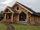 Дома из бревна рубленного большого диаметра - фото 1