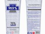 Hand sanitizer without rinsing. Bacteriostatic value 99.9%.