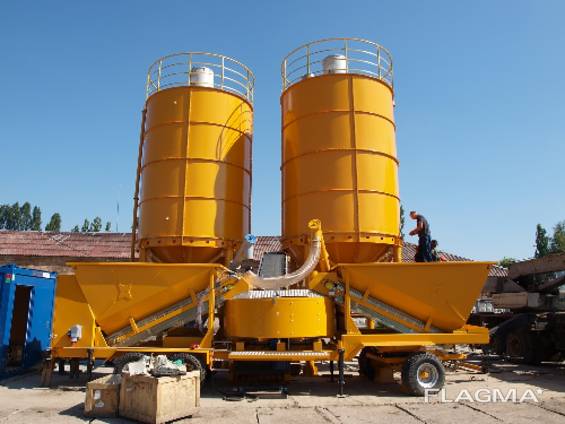Mobile concrete plant SUMAB M-2200 (50-80 m3/hour) Sweden